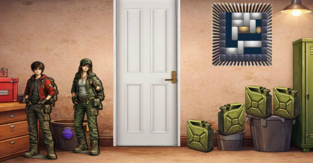 Find Lost Transport Van game card