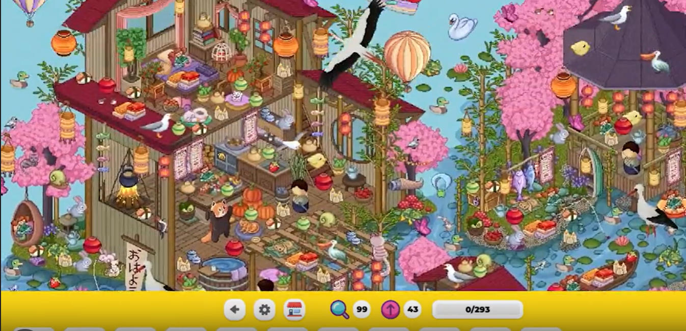Hidden Objects: Island click or tap gameplay