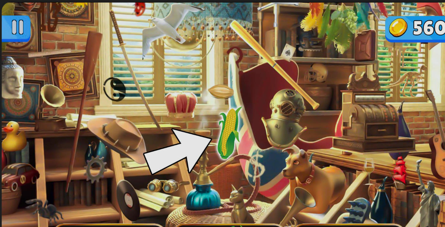 Mystery of the Old House Hidden Objects hidden item puzzle